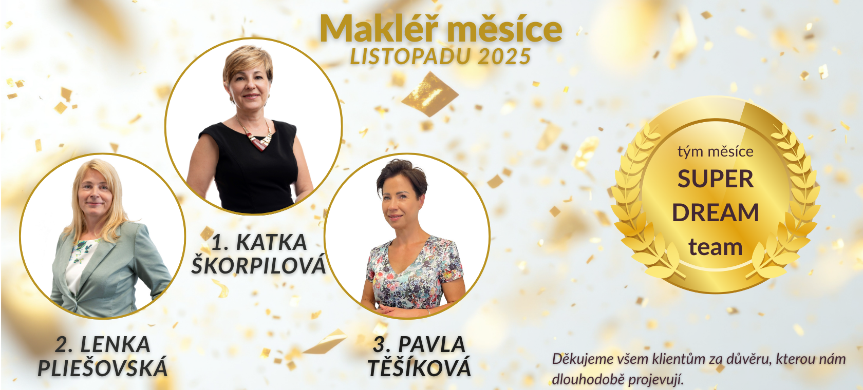 Makléř měsíce listopadu 2025