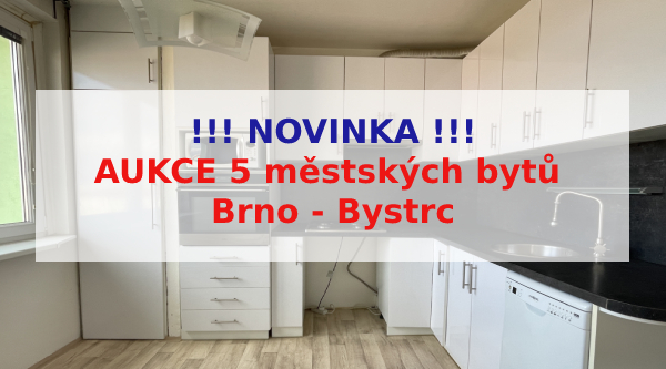 Aukce městských bytů Brno - Bystrc