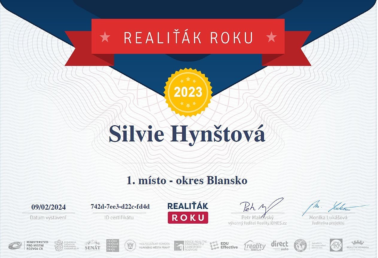 Realiťák roku  - vítěz okresu Blansko