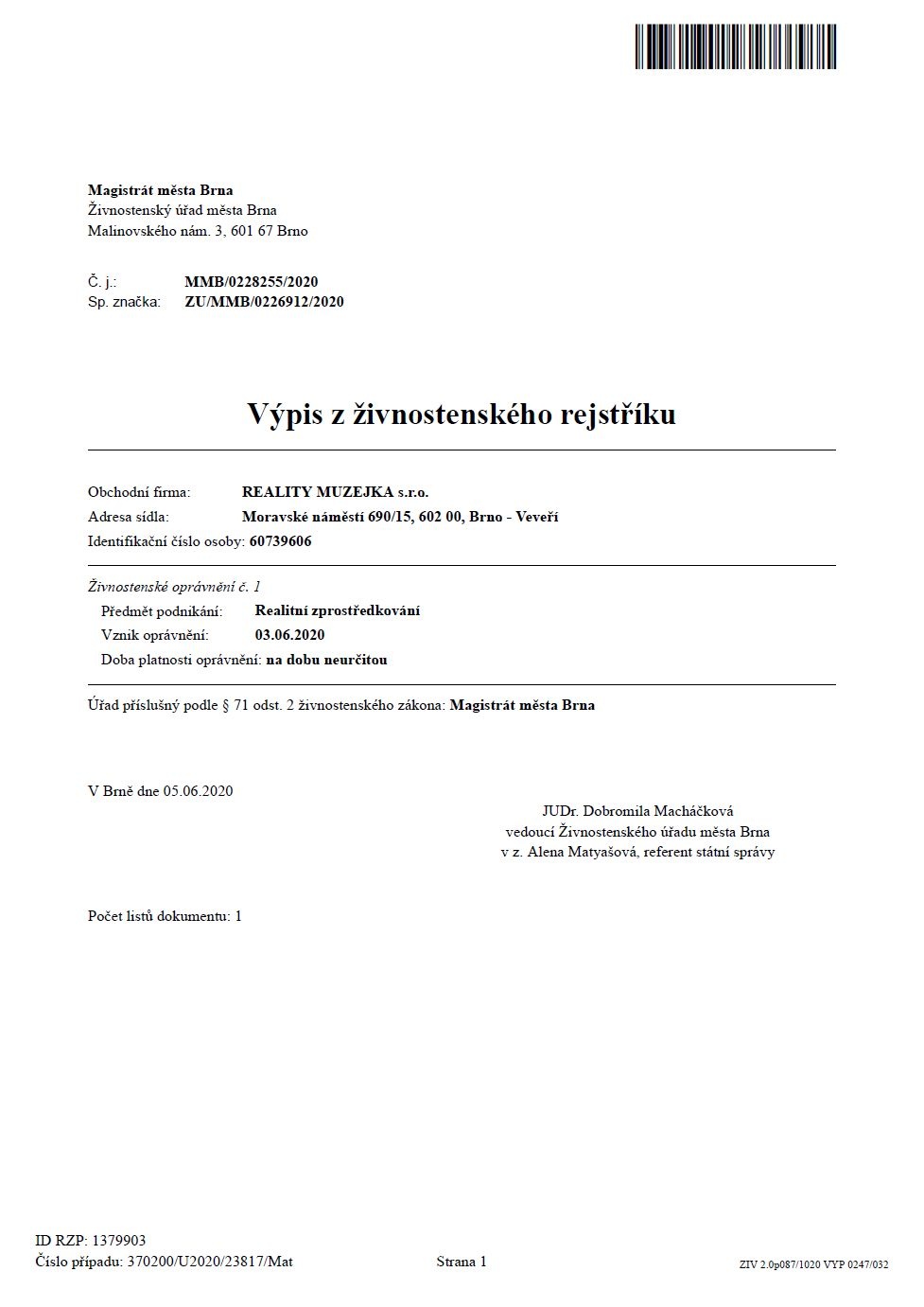 L REALITY MUZEJKA s.r.o