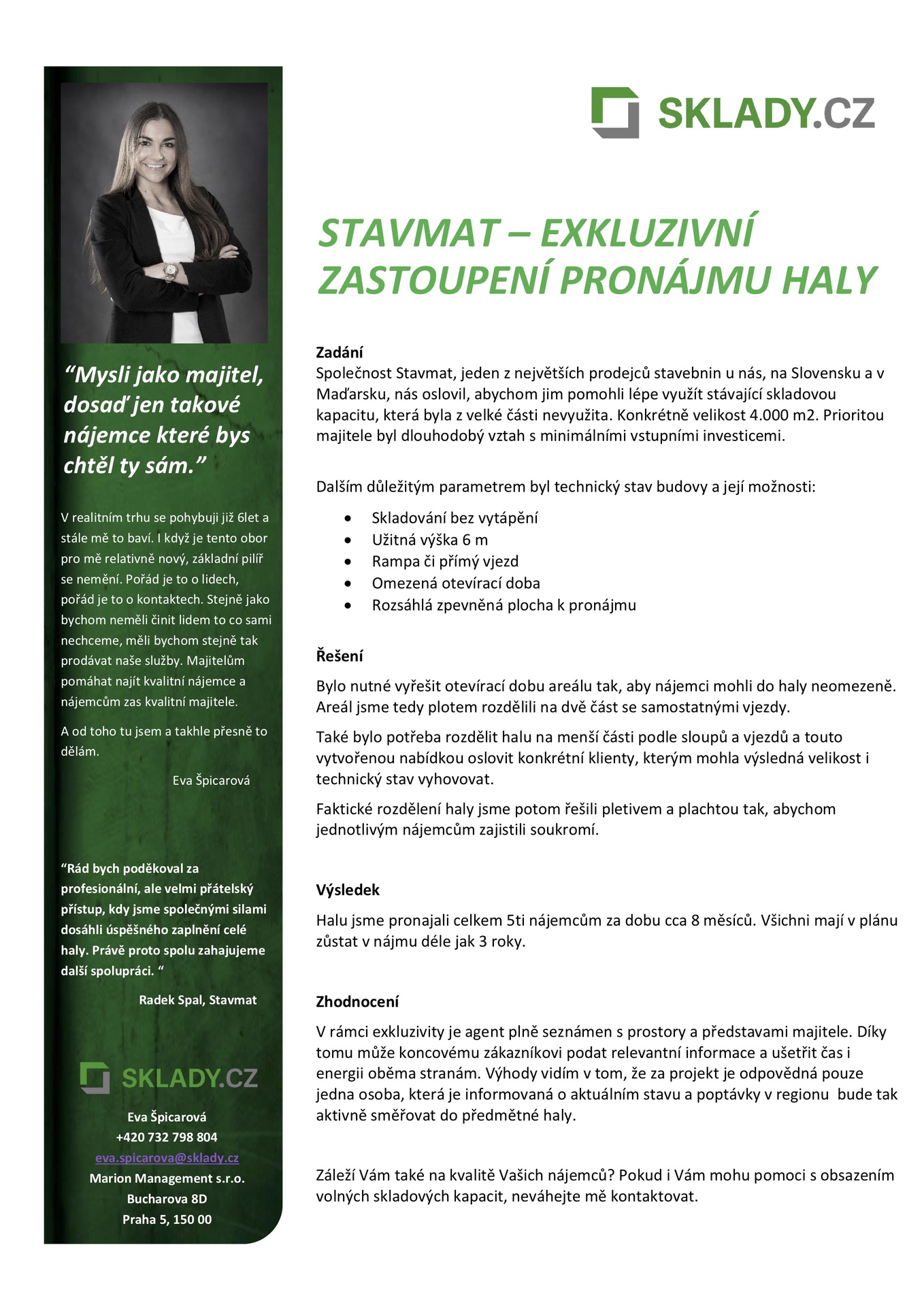 Case Study_Stavmat