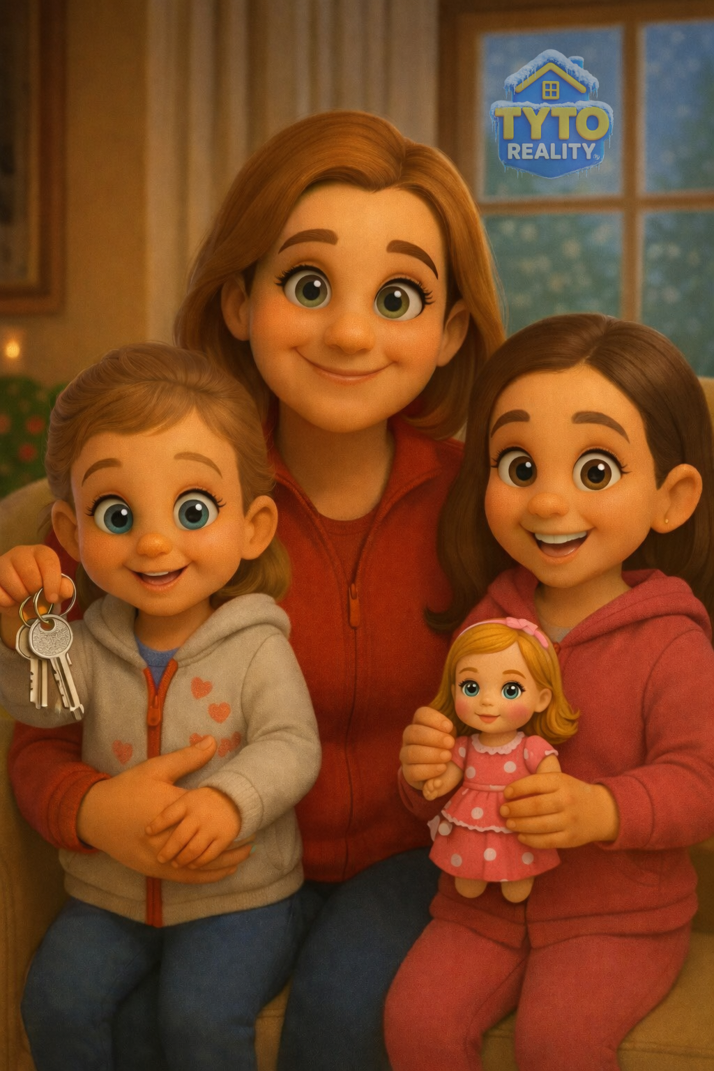 TYTO reality rodinný moment s klíči a dokumenty babicka1